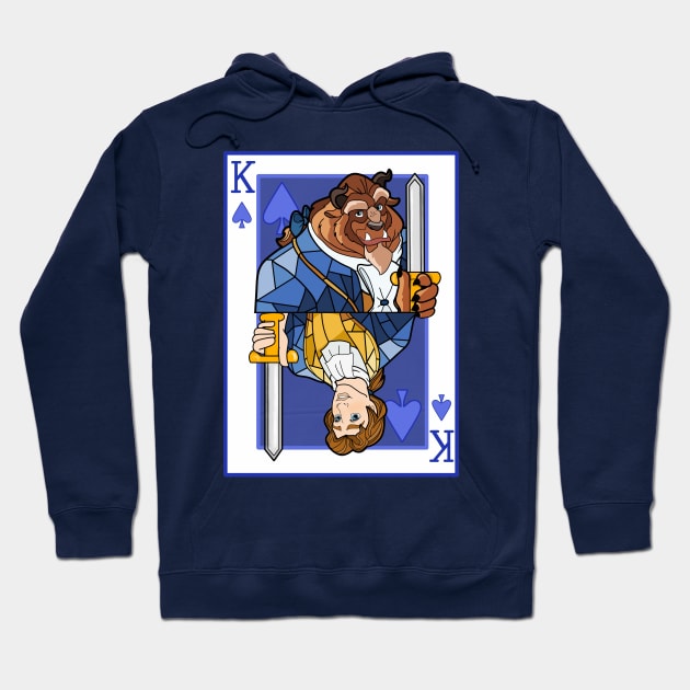 King of Spades Hoodie by Ginny Heart Lab